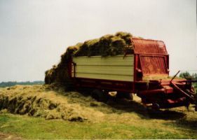 landbewerking met tractor