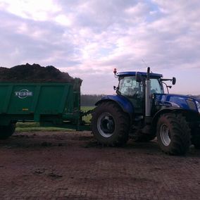 tractor met aanhang